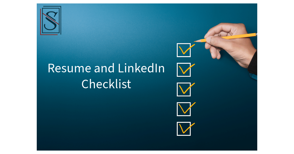 Resume and LinkedIn Checklist